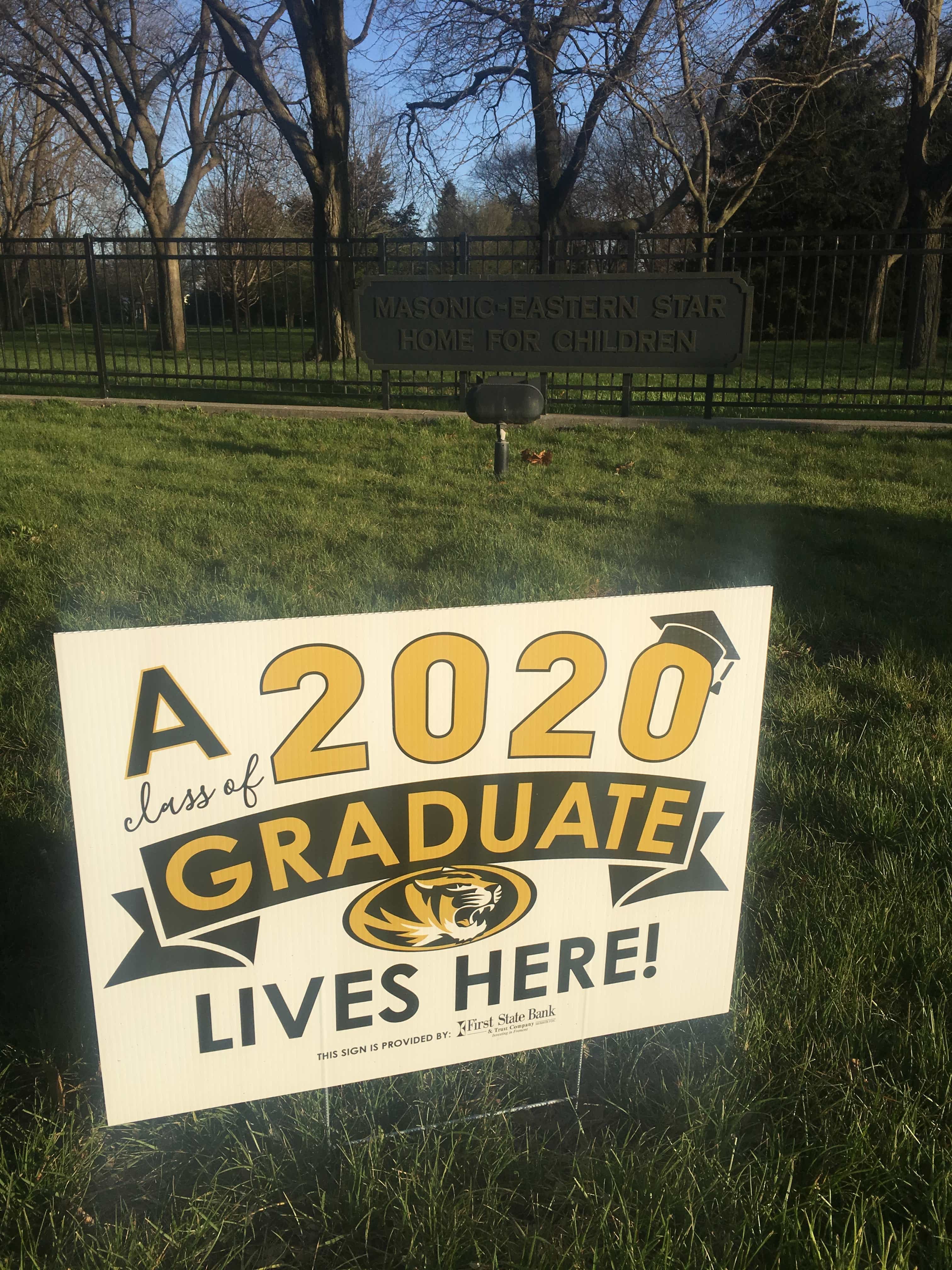 2021 Graduation sign