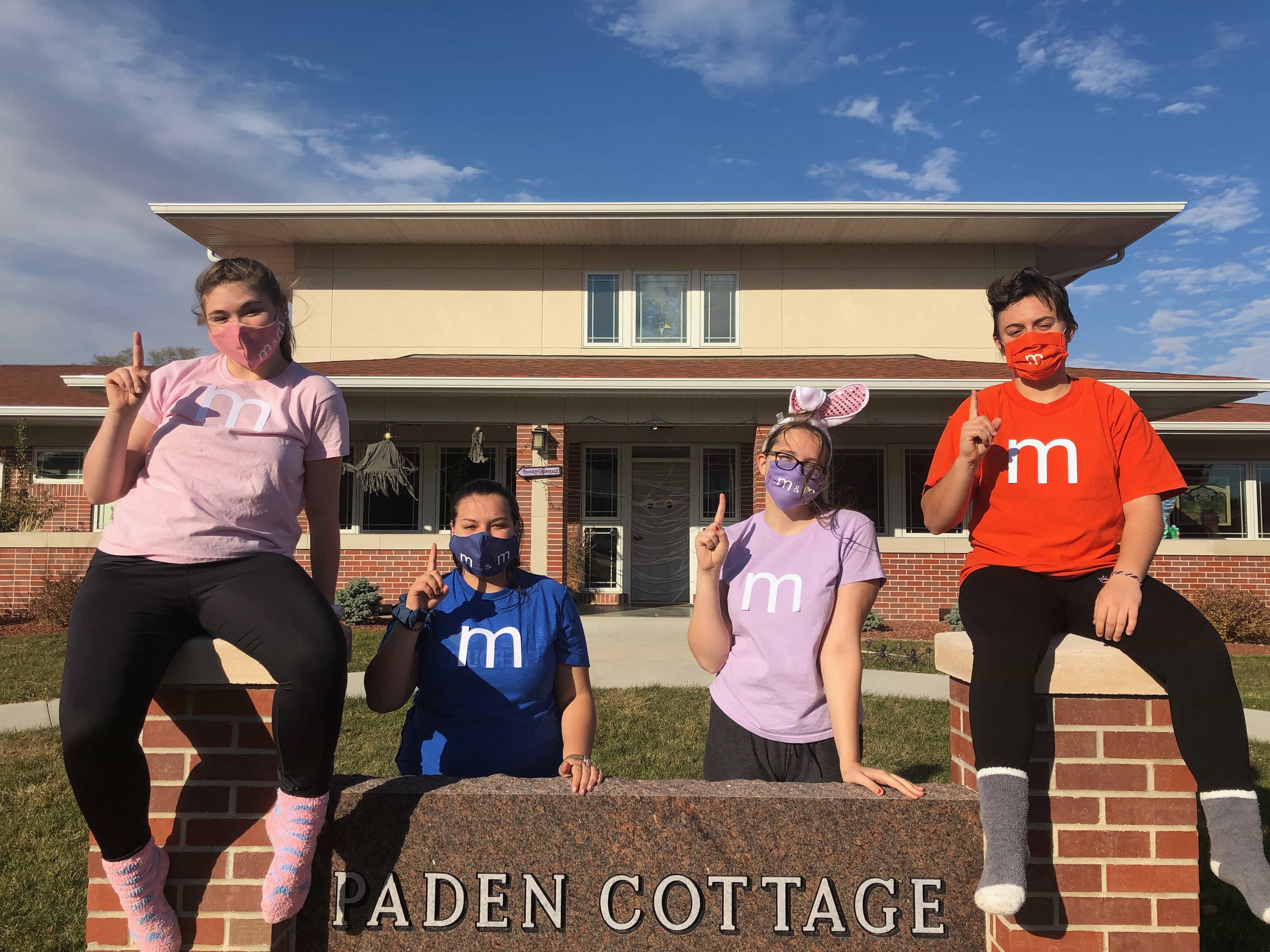 Paden Cottage with masks